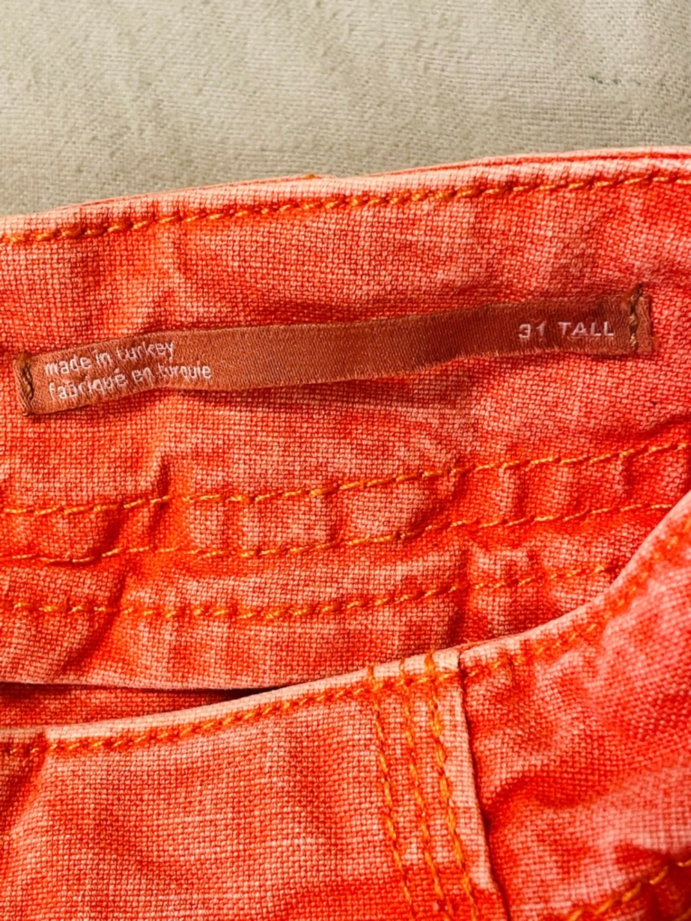 PILCRO by ANTHROPOLOGIE Sailor Wide Leg Pants in Coral - Picture 7 of 9